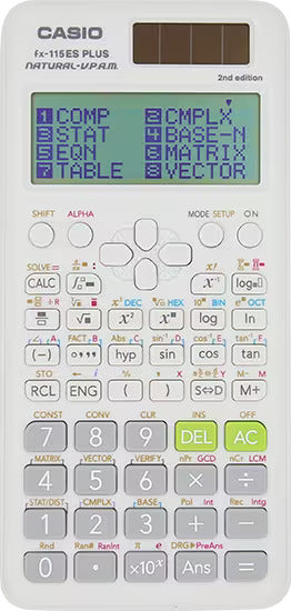Casio FX-115ES PLUS 2nd Edition Scientific Calculator - Advanced Engineering & Graphing Functions with Hard Protective Case | Solar & Battery Dual Power | Auto Power Off | 4-Line Textbook Display - Perfect for College Students, Engineers & STEM Professionals