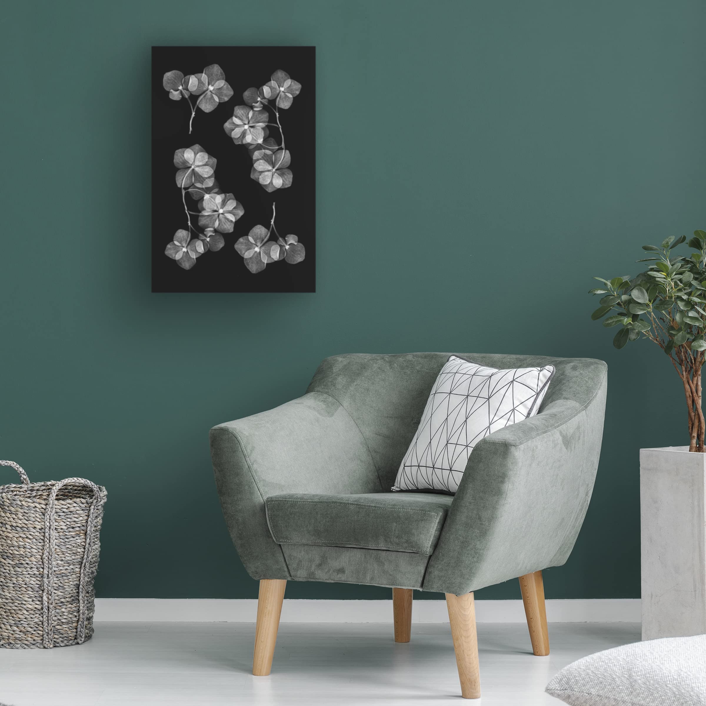 Lenka's 'Botanical 46' Floral Canvas Wall Art Print - Handmade Premium Home Decor for Living Room, Bedroom & Office