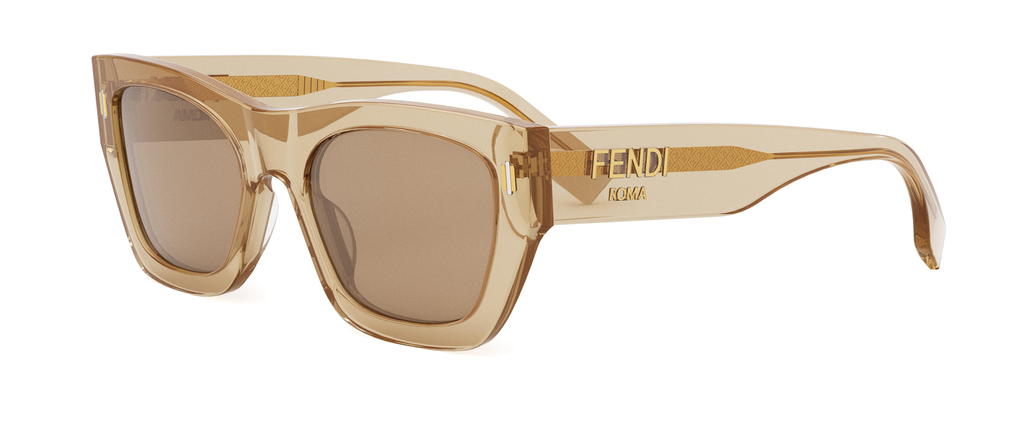Fendi Roma FE40100I Sunglasses - Luxury Designer Shades for Women & Men - Perfect for Outdoor Activities, Travel & Fashion Accessories