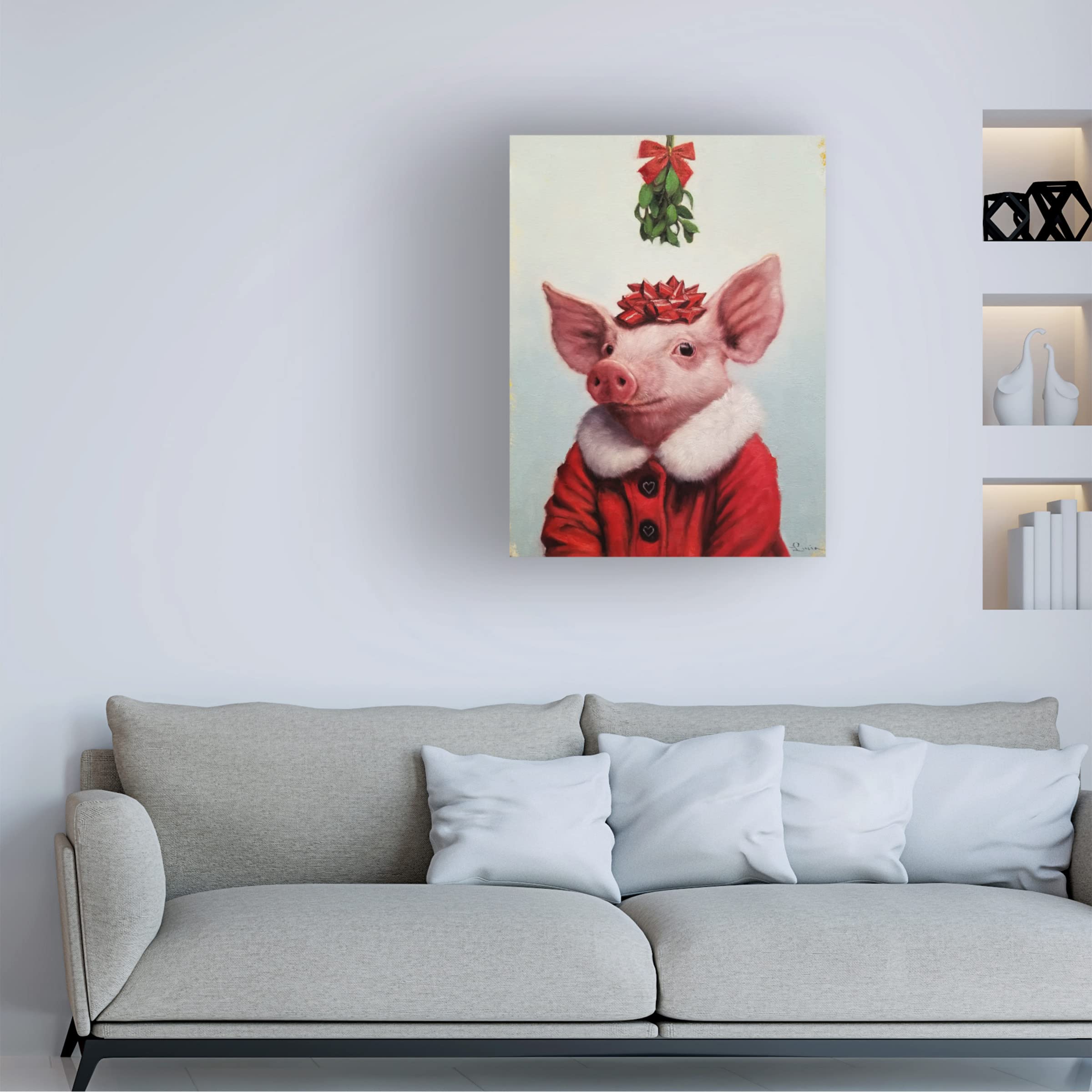 Lucia Heffernan 'Anticipation' Canvas Wall Art - Handmade Oil Painting Reproduction for Living Room & Bedroom Decor - Premium Trademark Fine Art Gift for Home & Office