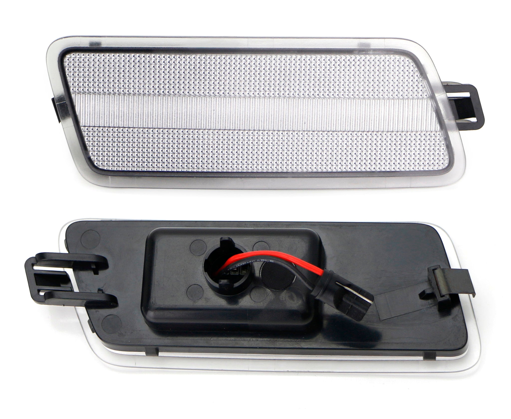 Amber LED Side Marker Lights for 2005-2011 Audi A6 S6 RS6 - Clear Lens, Easy Installation - Perfect for Night Driving & Car Customization
