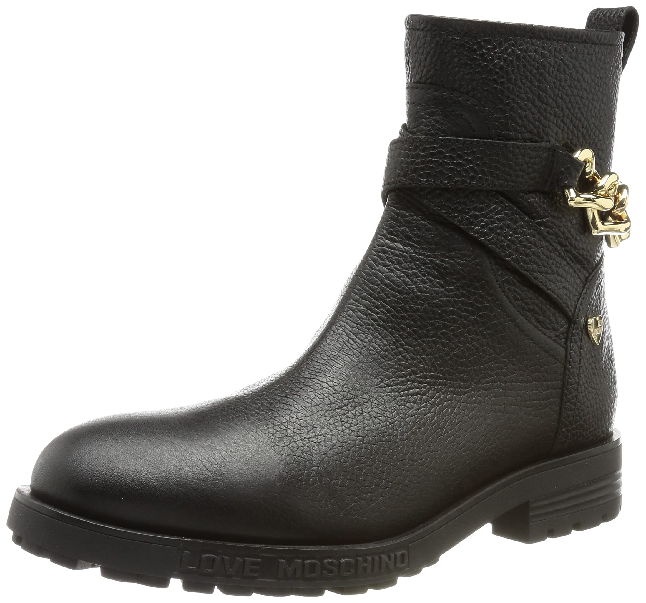 Love Moschino Women's Derby Boots - Stylish Ankle Boots for Women | Fashionable & Comfortable Footwear for Casual Outings, Work & Date Nights