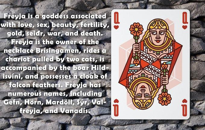 Premium Walhalla Playing Cards - Norse Mythology Odin Themed Deck for Poker, Magic Tricks & Collectors | Perfect for Game Nights, Gifts & Viking Enthusiasts