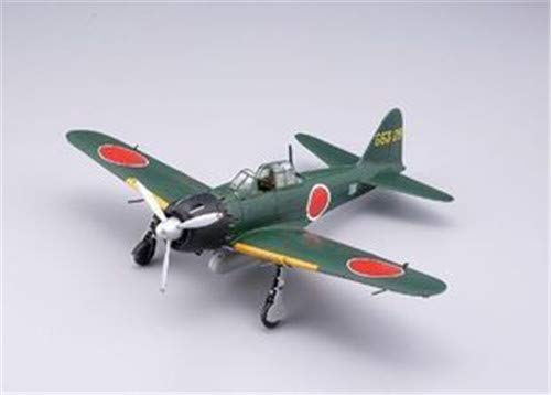 Takara 1/48 Scale Japanese Zero Fighter Type 52 Model Kit with Pilot Girl & Motorcycle - WW2 Aircraft Collection, Military Display & Gift for Aviation Enthusiasts