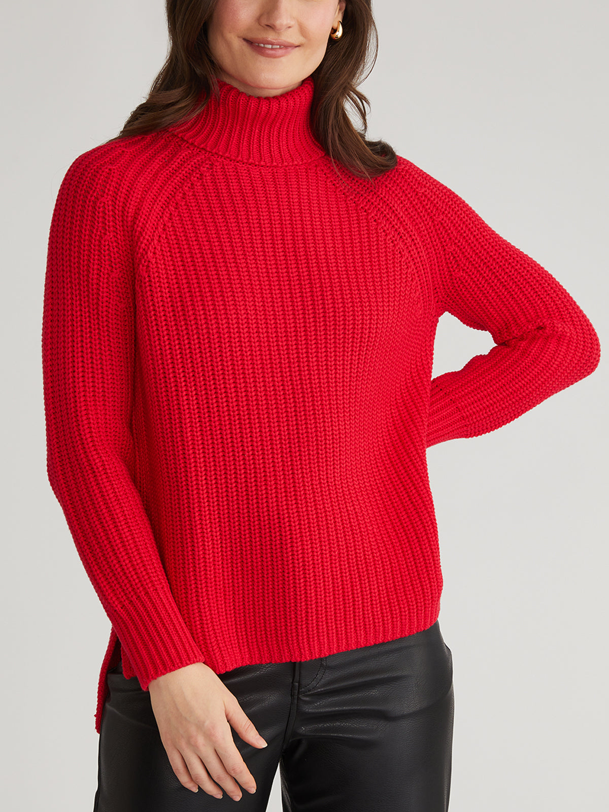 Stella Women's Shaker Stitch Turtleneck Sweater - Cozy Knit Pullover for Fall & Winter | Perfect for Office, Date Night & Casual Outings