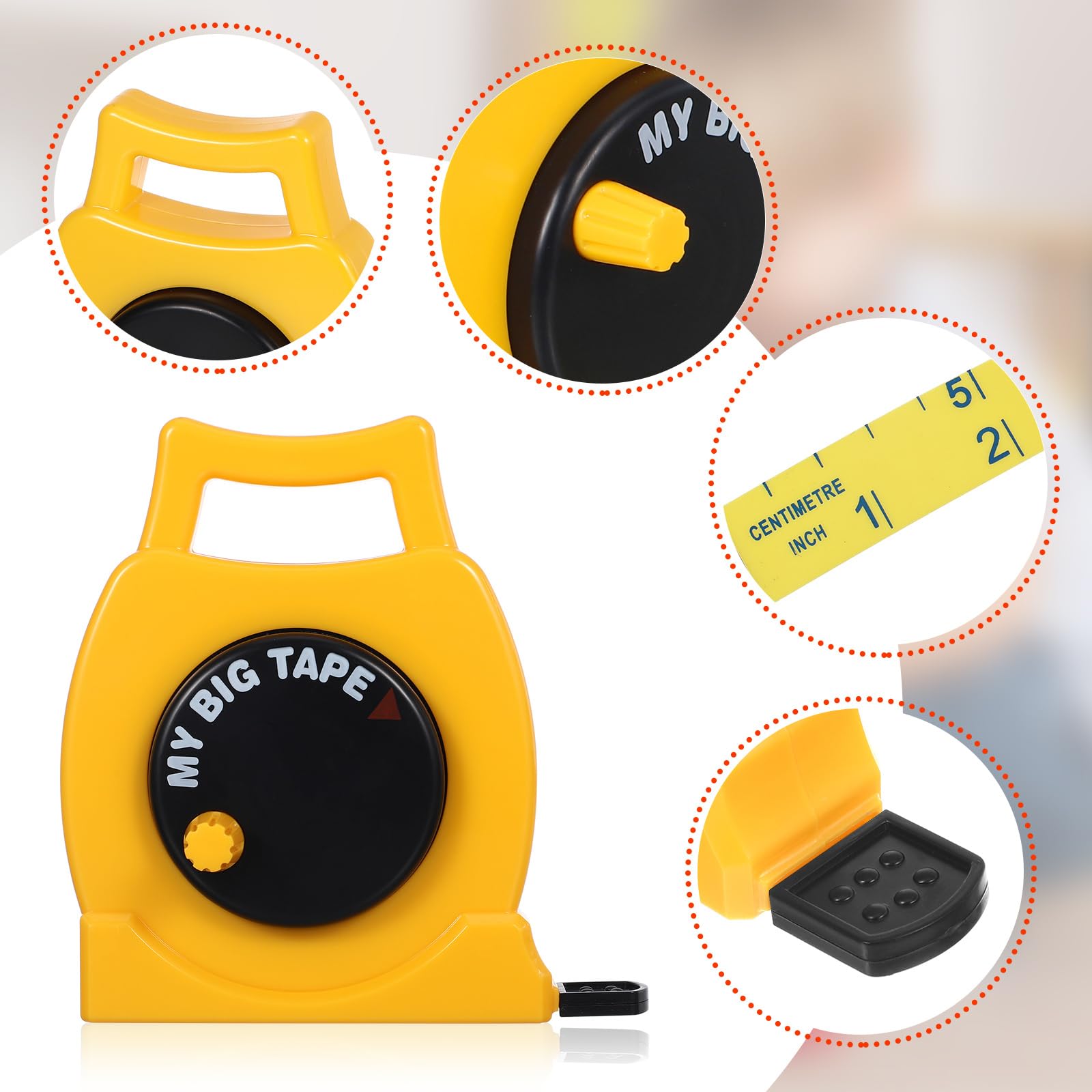 Retractable Tape Measure - Easy to Read Wind-Up Body Measuring Tape for DIY, Construction, Sewing & Tailoring | Metric and Imperial Units