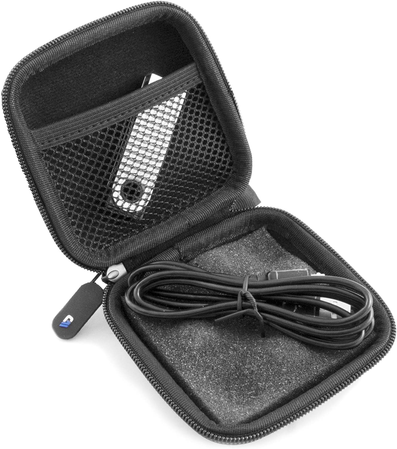 CASEMATIX Waterproof Travel Case for Ledger Nano X, Nano S, Trezor Model T - Secure Hard Shell Storage for Crypto Wallets & Accessories | Perfect for Travel, Business Trips & Digital Asset Protection