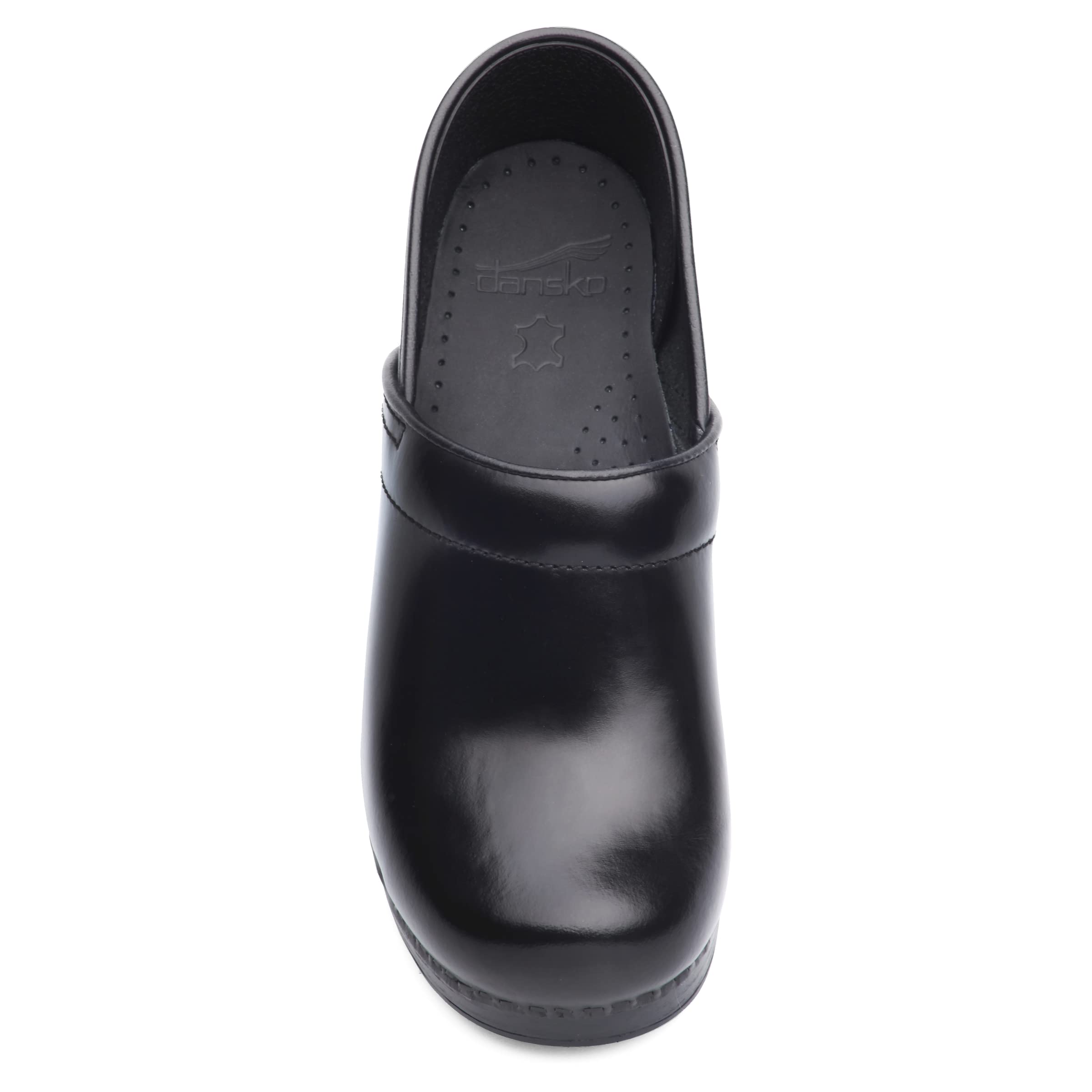 Dansko Men's Professional Clog - Slip-Resistant Work Shoes for Nurses, Chefs & Service Industry - Comfortable Leather Clogs for Healthcare, Kitchen & Hospitality Workers