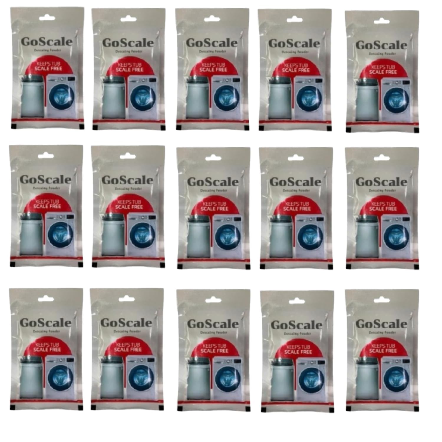 **LG Washing Machine Descaler Powder - Compatible with Front Load & Top Load Models, 100g (Pack of 15) - Deep Clean Drum, Remove Limescale & Odors - Ideal for Laundry Maintenance & Appliance Care**