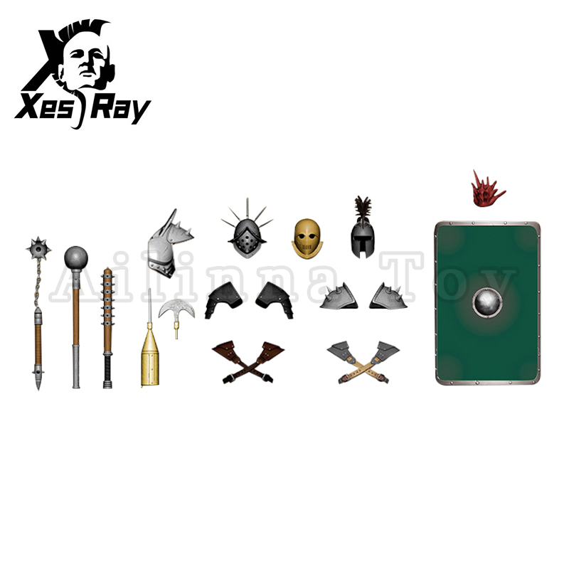 XesRay Fight For Glory 1/12 Scale 7-Inch Action Figure - Combatants Wave 3 Accessory Pack B | Collectible Toy for Display & Battle Scenes | Perfect for Anime Fans & Model Collectors