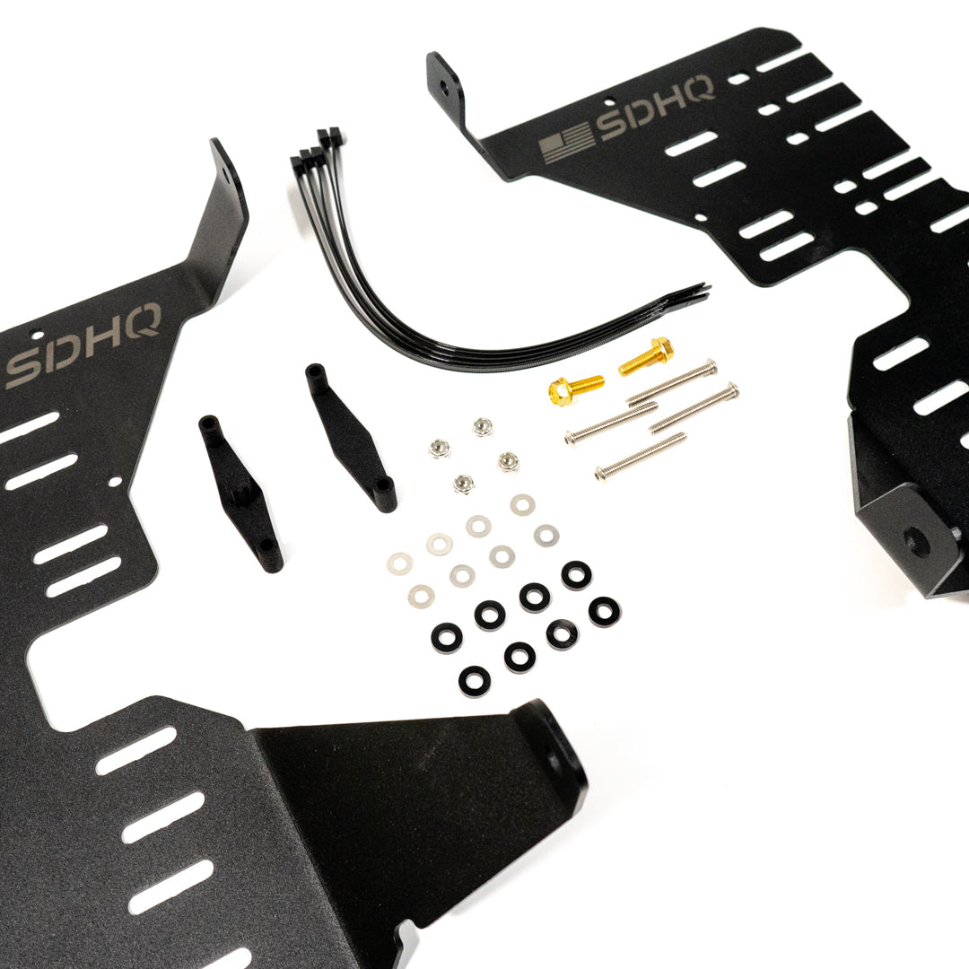 2022-2024 Toyota Tundra & Sequoia SDHQ Built Behind the Grille LED Light Bar Mount Kit - Off-Road Lighting Accessories for Night Driving & Adventure