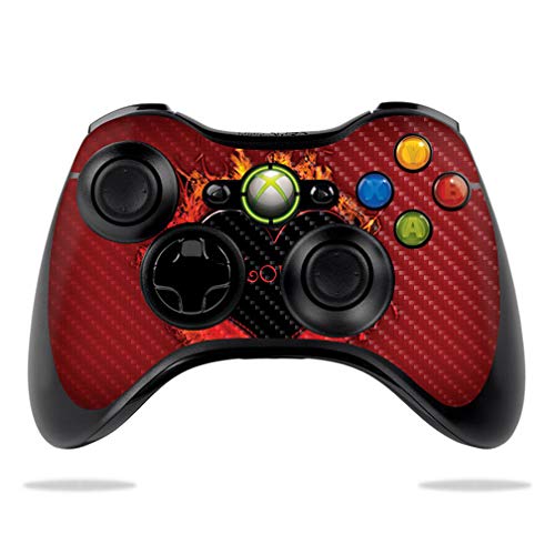 Premium Carbon Fiber Skin for Microsoft Xbox 360 Controller - Love Design | Protective & Durable Textured Cover | Easy to Apply & Remove | Made in USA | Perfect for Gaming, Collectors & Customization Enthusiasts