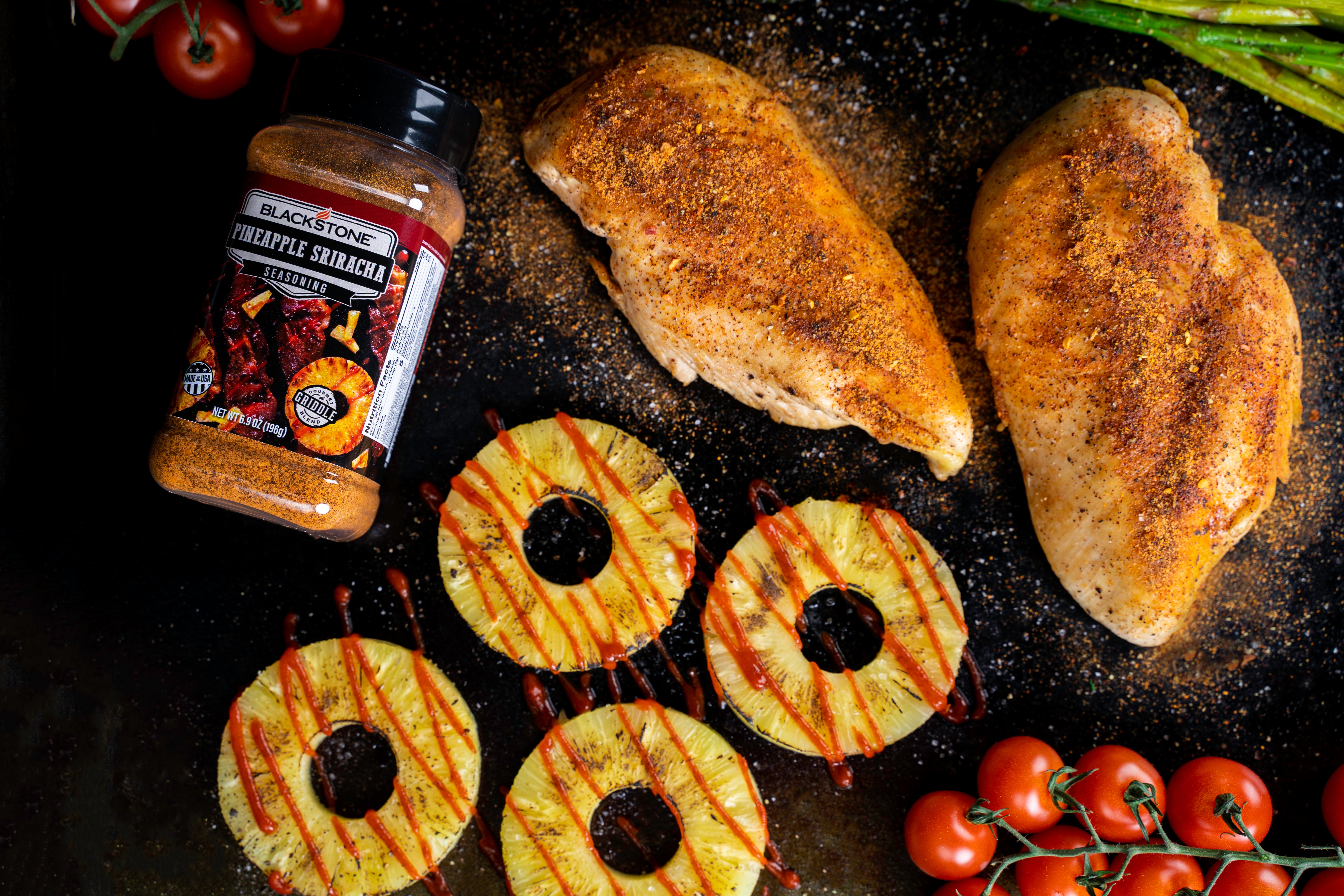 Pineapple Sriracha Seasoning - Sweet & Spicy Flavor Enhancer for Grilling, Tacos & Asian Cuisine | Perfect for BBQ, Wings & Seafood | Vegan & Gluten-Free