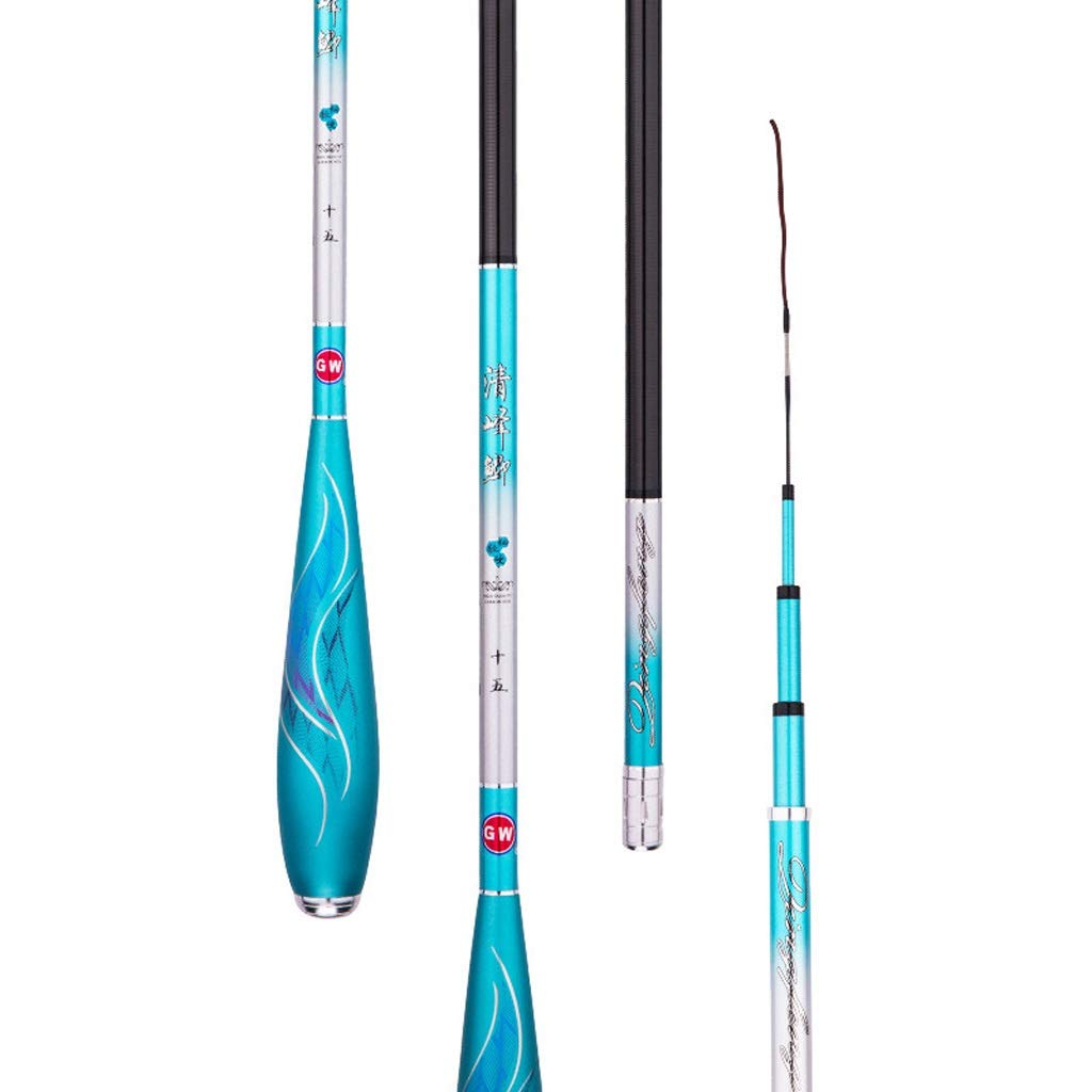 Ultra-Light Carbon Fiber Telescopic Fishing Rod - 5.4m Portable Travel Fishing Pole for Crucian Carp, Hand Pole & Table Fishing | Perfect for Freshwater Angling, Camping Trips & Outdoor Adventures