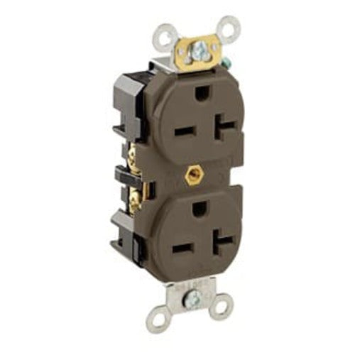 Leviton 20 Amp NEMA Receptacle Outlet - Heavy Duty Commercial Grade Electrical Socket for Appliances, Tools & Workshop Use