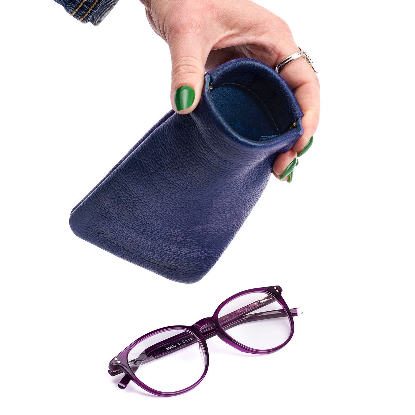 Durable Soft Silicone Eyeglass Case - Lightweight & Compact Glasses Holder for Travel, Home, and Office Use