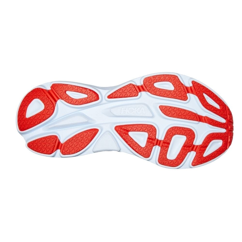 Hoka Men's Bondi 8 Running Shoes - Wide Width for Maximum Comfort | Best for Long Distance Running, Jogging & Daily Walking
