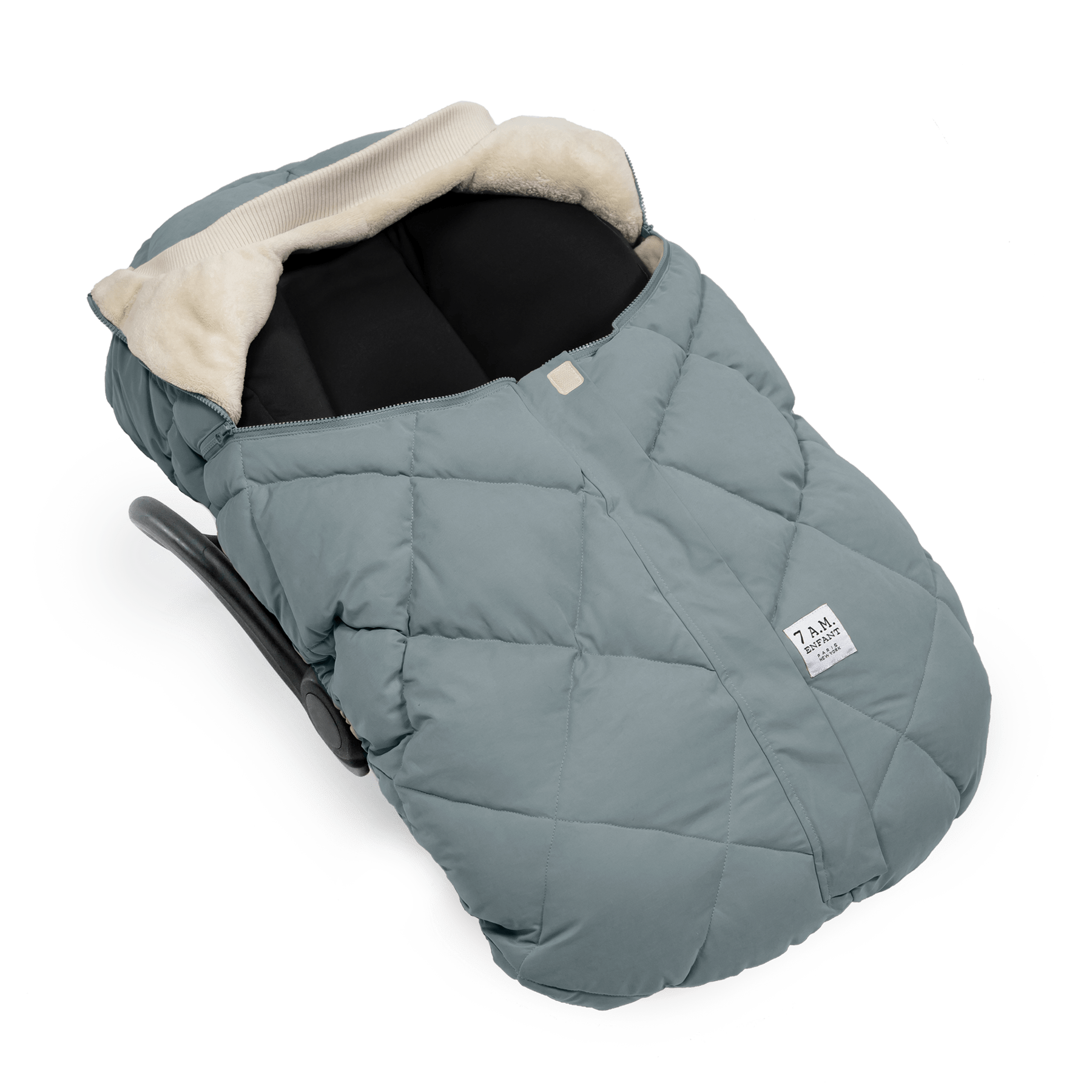 7AM Enfant Baby Car Seat Cocoon for Infants 0-12 Months - Soft & Warm Winter Car Seat Cover for Safe & Cozy Travel
