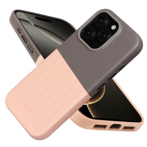 Embossed Cement Gray and Pink