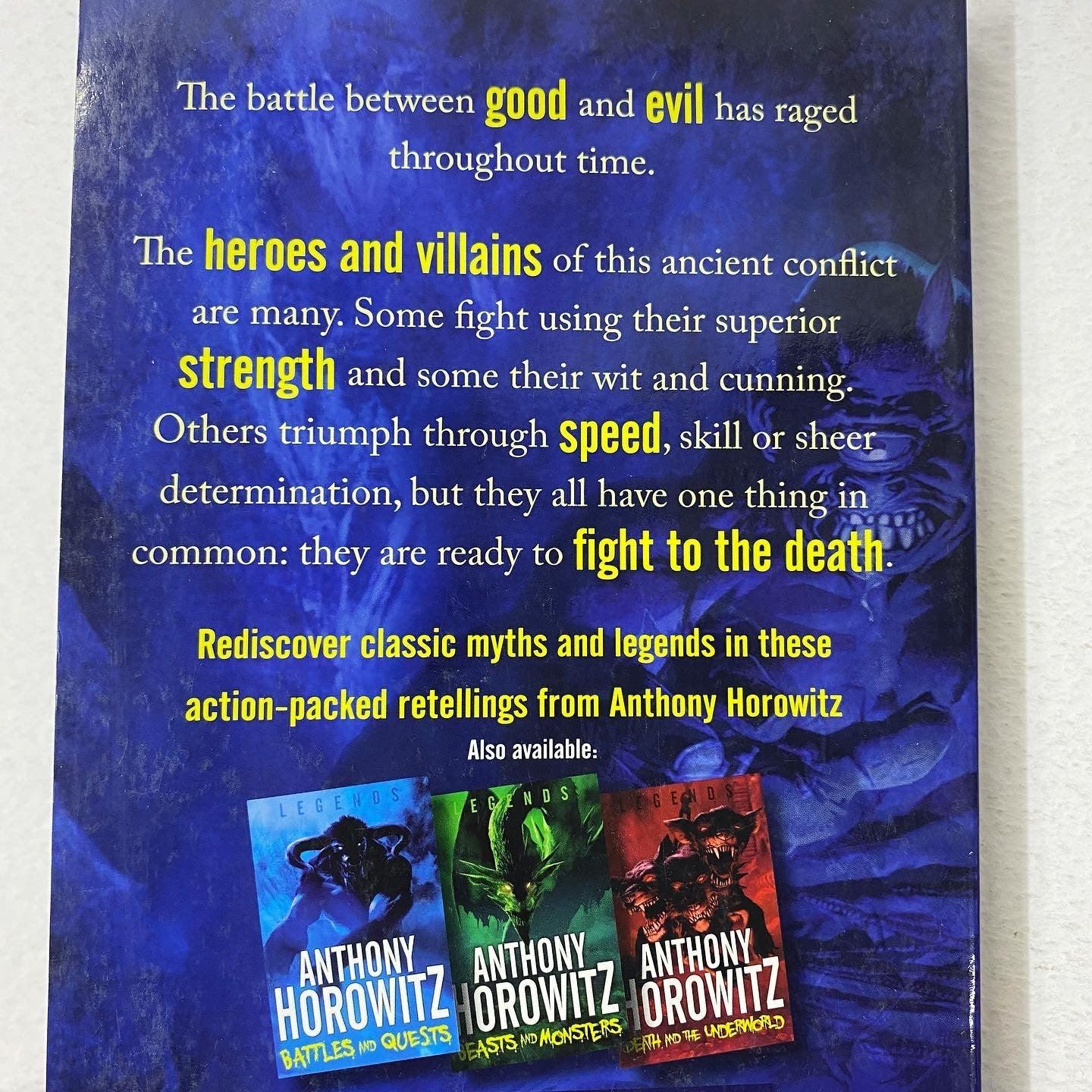 Anthony Horowitz Heroes and Villains Book - Action-Packed Adventure Novel for Teens & Adults - Perfect for Gifts, Book Clubs & Reading Enthusiasts