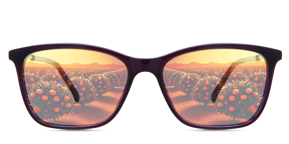 Elle Women's Prescription Tinted Glasses - Stylish & UV Protection for Everyday Wear, Reading, and Outdoor Activities