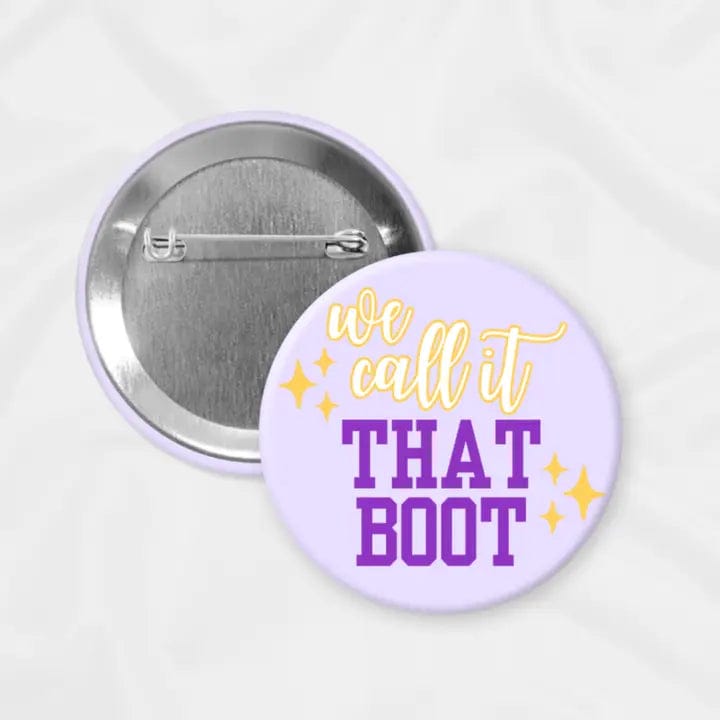LSU Tigers Gameday Boot Button - College Football Fan Accessories for Game Day, Tailgating & LSU Merchandise Collection