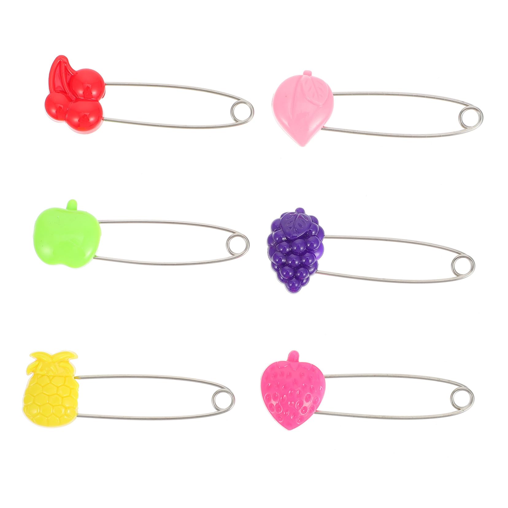 30pcs Stainless Steel Animal Shaped Diaper Pins with Sturdy Plastic Heads - Safe for Baby Clothes, Laundry & Crafts - Perfect for Diaper Changing, Baby Showers and Nursery Decor