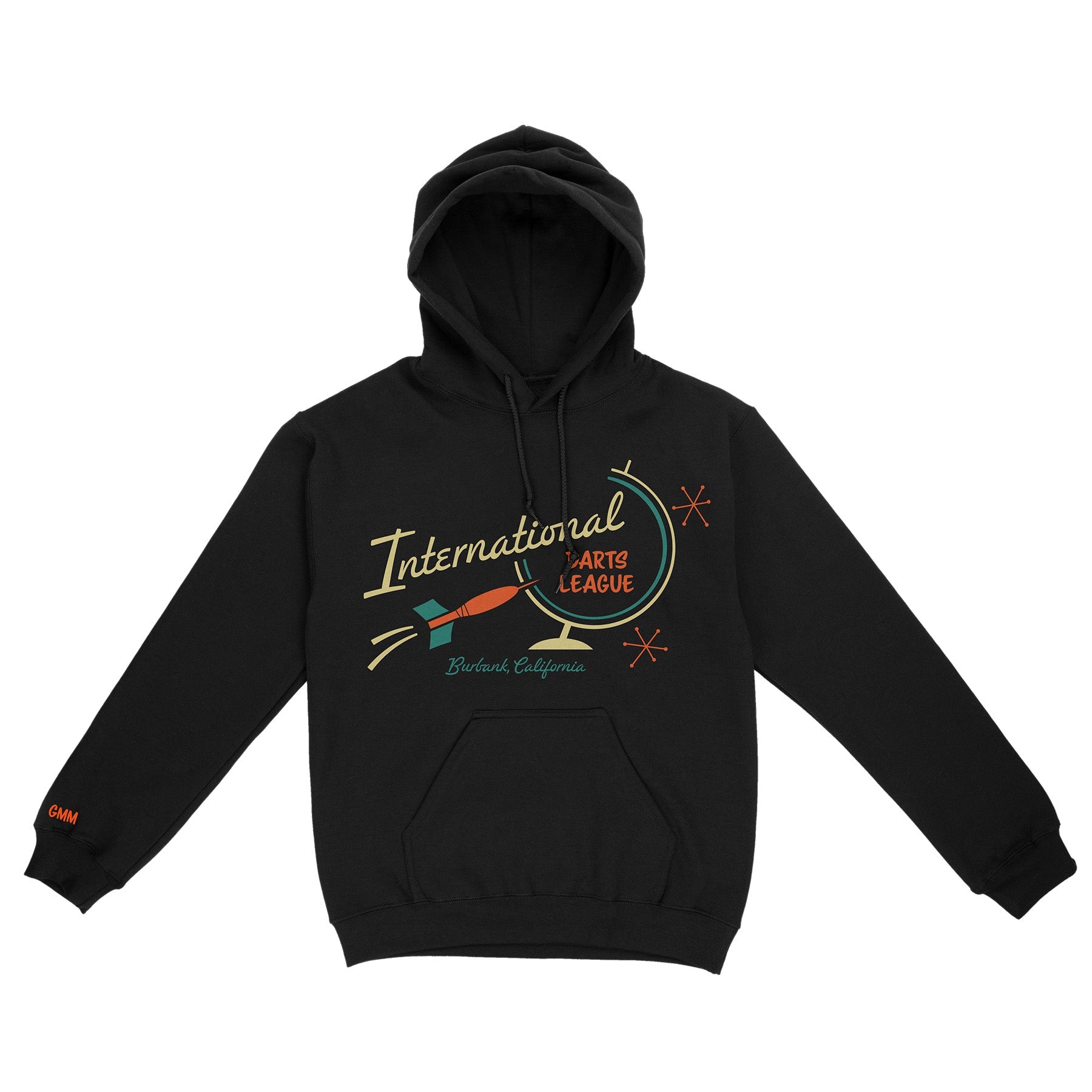 International Darts League Hoodie - Premium Unisex Pullover for Dart Players & Fans - Perfect for Tournaments, Casual Wear & Sports Events