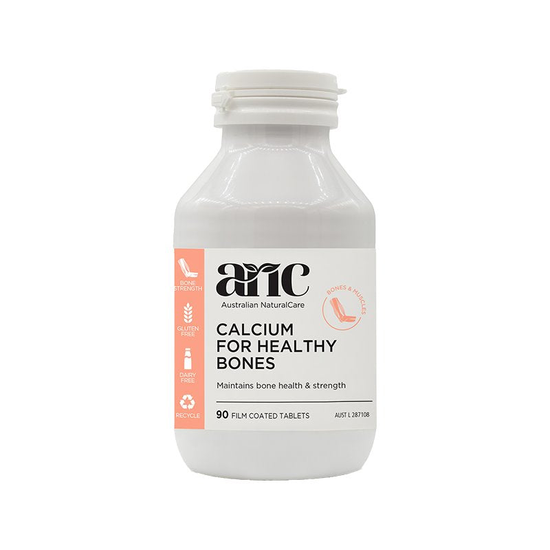 Australian Natural Care Calcium Supplement for Healthy Bones & Joint Support - 90 Tablets | Supports Bone Strength, Dental Health & Active Lifestyle