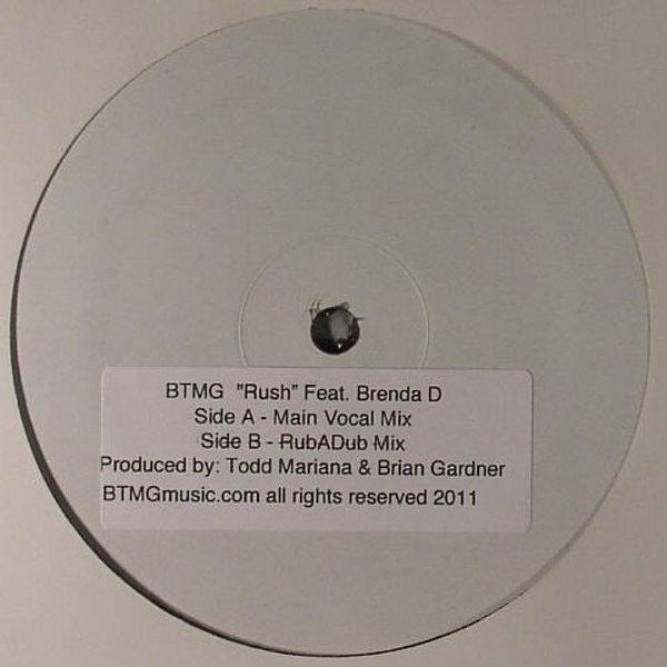 BTMG Feat. Branda D - Rush 12 White Label Electronic Dance Music (EDM) Track | Perfect for DJ Sets, Nightclubs & Music Festivals