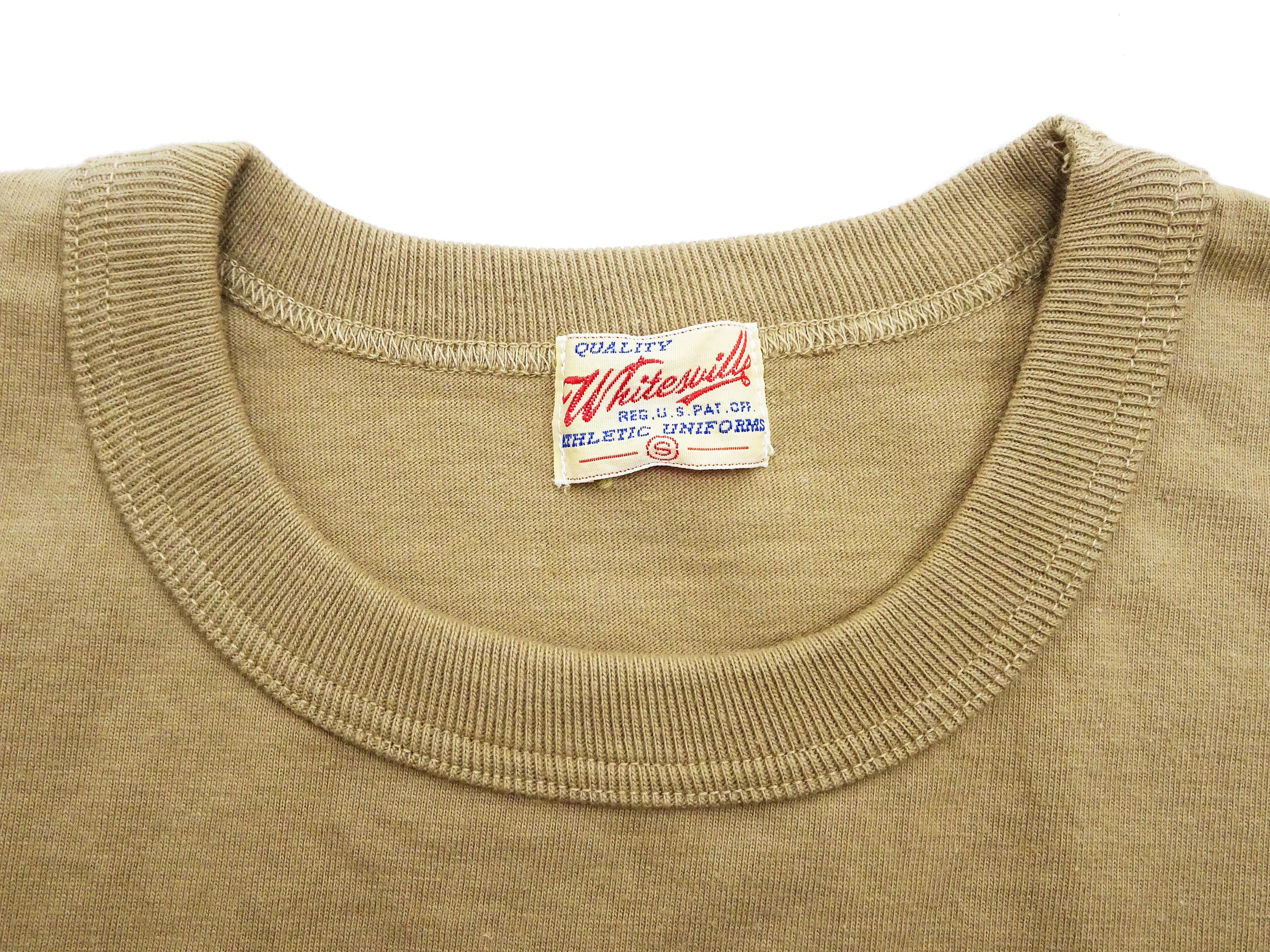 Whitesville Men's Plain Pocket T-Shirt | Short Sleeve Crewneck Loopwheel Tee (One Wash) | WV78932 by Toyo Enterprises | 133 Beige | Casual Wear & Everyday Comfort