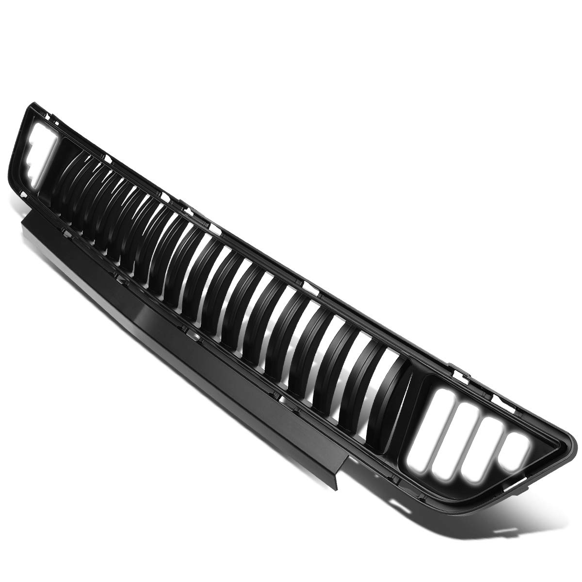 DNA MOTORING GRF-LB-FM15-T1Z-FL Vertical Fence Front Lower Bumper Grille with LED DRL for 2015-2017 Ford Mustang Base, Ecoboost, GT - Upgrade Your Mustang's Style & Safety for Street & Show Car Performance