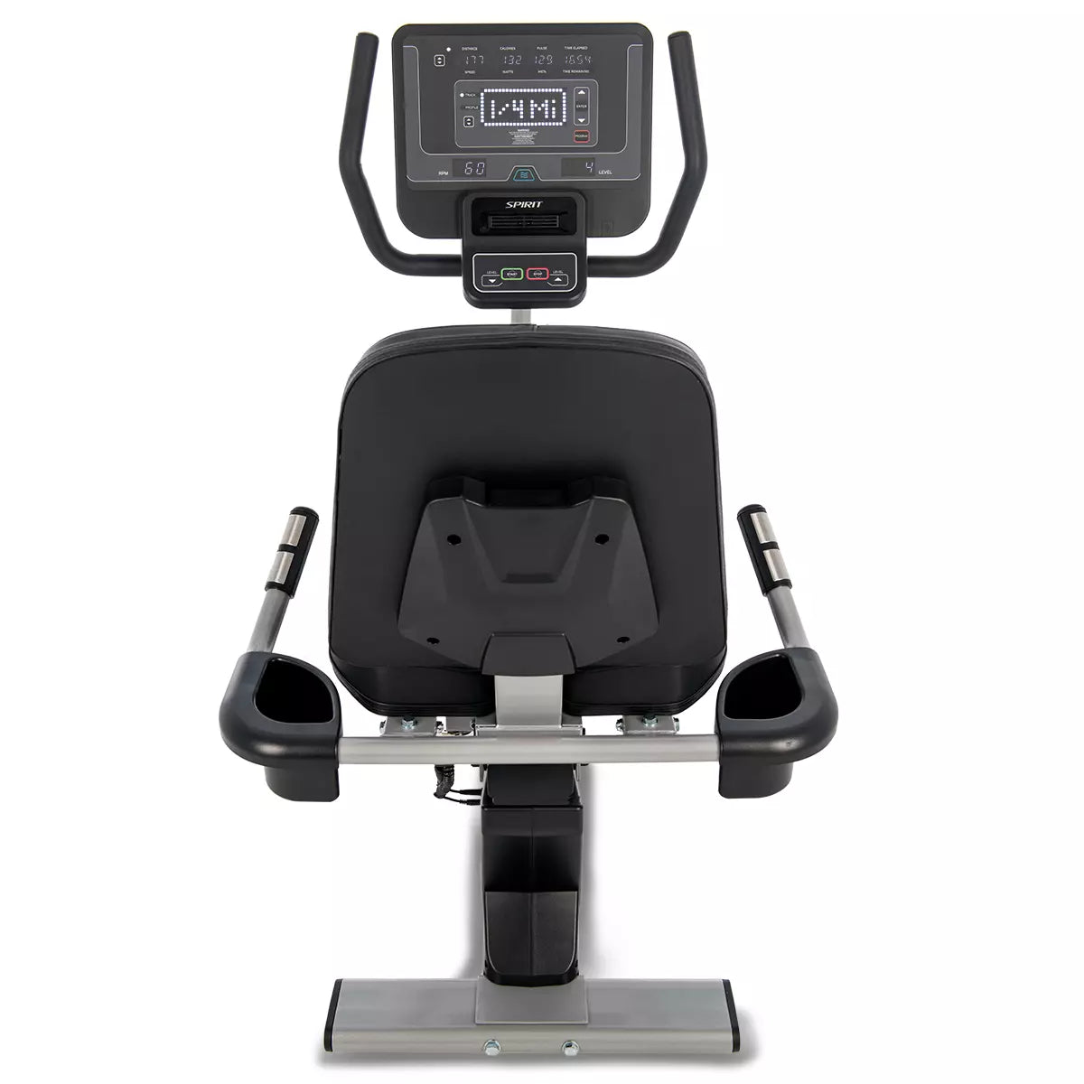Spirit Fitness CR800 Commercial Recumbent Exercise Bike - Heavy Duty Indoor Cycling Equipment for Home & Gym Use - Perfect for Low-Impact Cardio Workouts and Rehabilitation