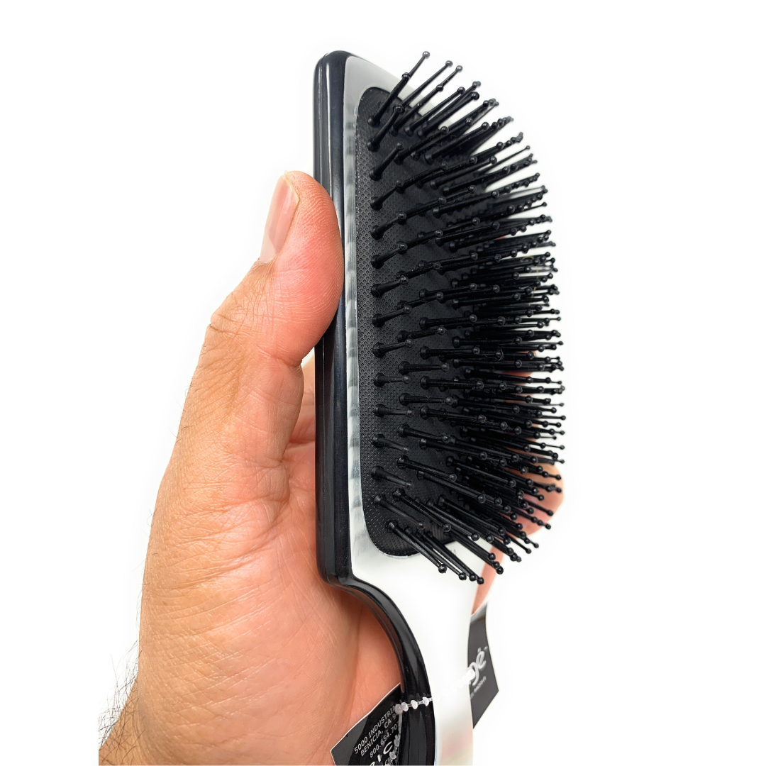 Cricket Visage #395 Paddle Hair Brush - Static Free & Thermal Styling Brush for Smooth, Frizz-Free Hair - Perfect for Blowouts, Straightening & Salon-Quality Styling at Home