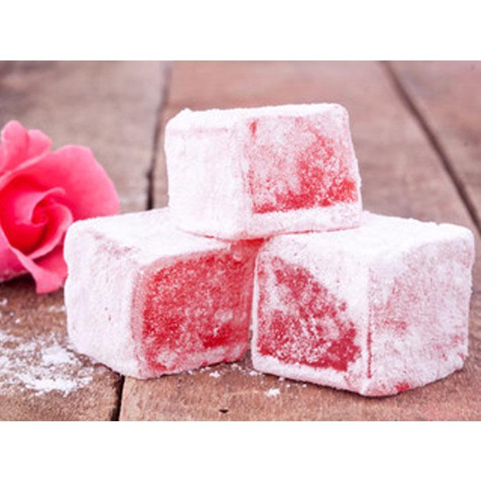 Premium Turkish Delight Rose Flavor - Authentic Lokum Candy from Turkey | Perfect for Gifts, Dessert Toppings & Tea Time Snacks