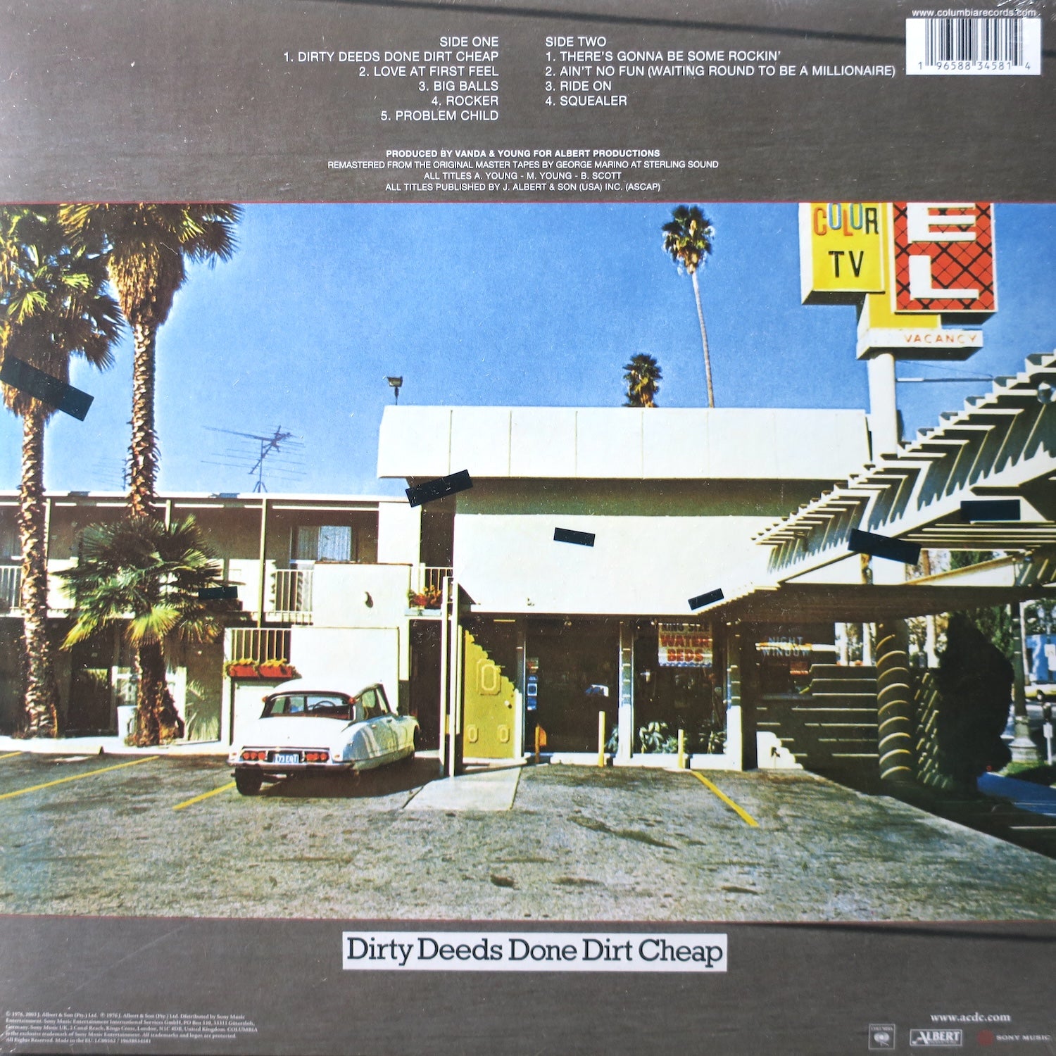 AC/DC 'Dirty Deeds Done Dirt Cheap' 50th Anniversary Limited Edition Gold Vinyl LP Record - Perfect for Collectors & Rock Music Lovers, Great Gift for Birthday & Christmas