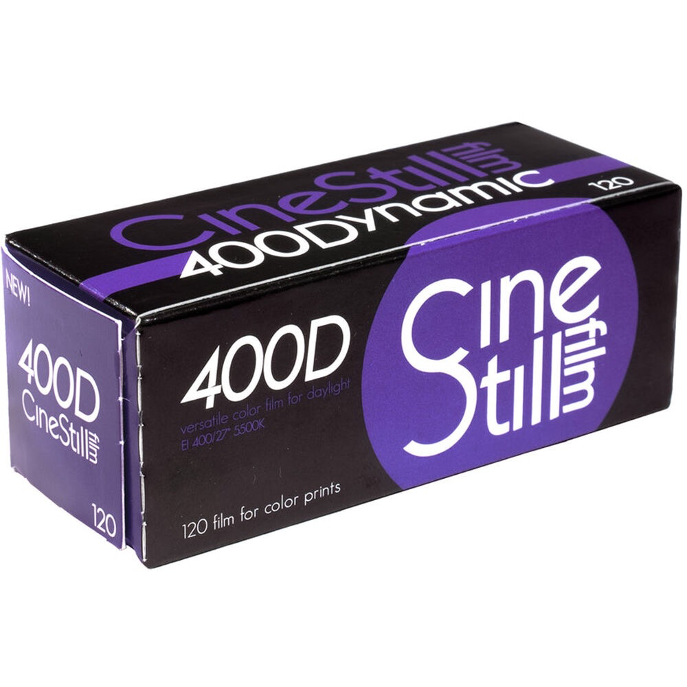 CineStill 400D Color Negative Film - 120 Roll Film for Medium Format Cameras | Perfect for Portraits, Landscapes & Low Light Photography