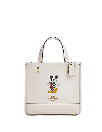 Coach Disney X Coach Dempsey Tote 22 With Mickey Mouse - Stylish Crossbody Handbag for Women | Perfect for Work, Travel & Everyday Use