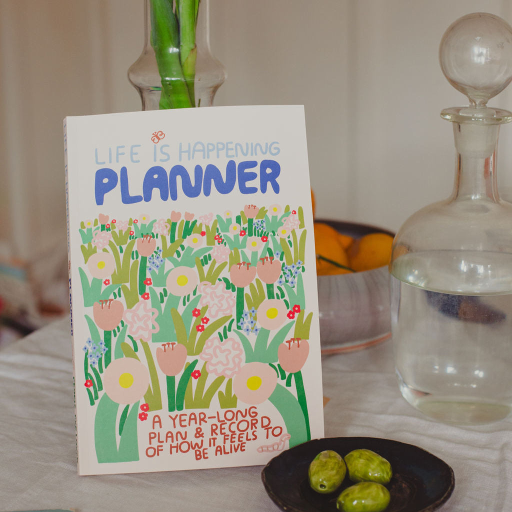 Life Is Happening Planner - Daily & Weekly Productivity Organizer for Work, School & Personal Goals | Perfect for Students, Professionals & Busy Moms