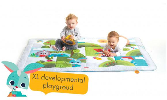 Tiny Love Meadow Days Super Mat - Soft & Safe Baby Play Mat for Crawling & Tummy Time - Perfect for Nursery, Daycare & Home Play Areas