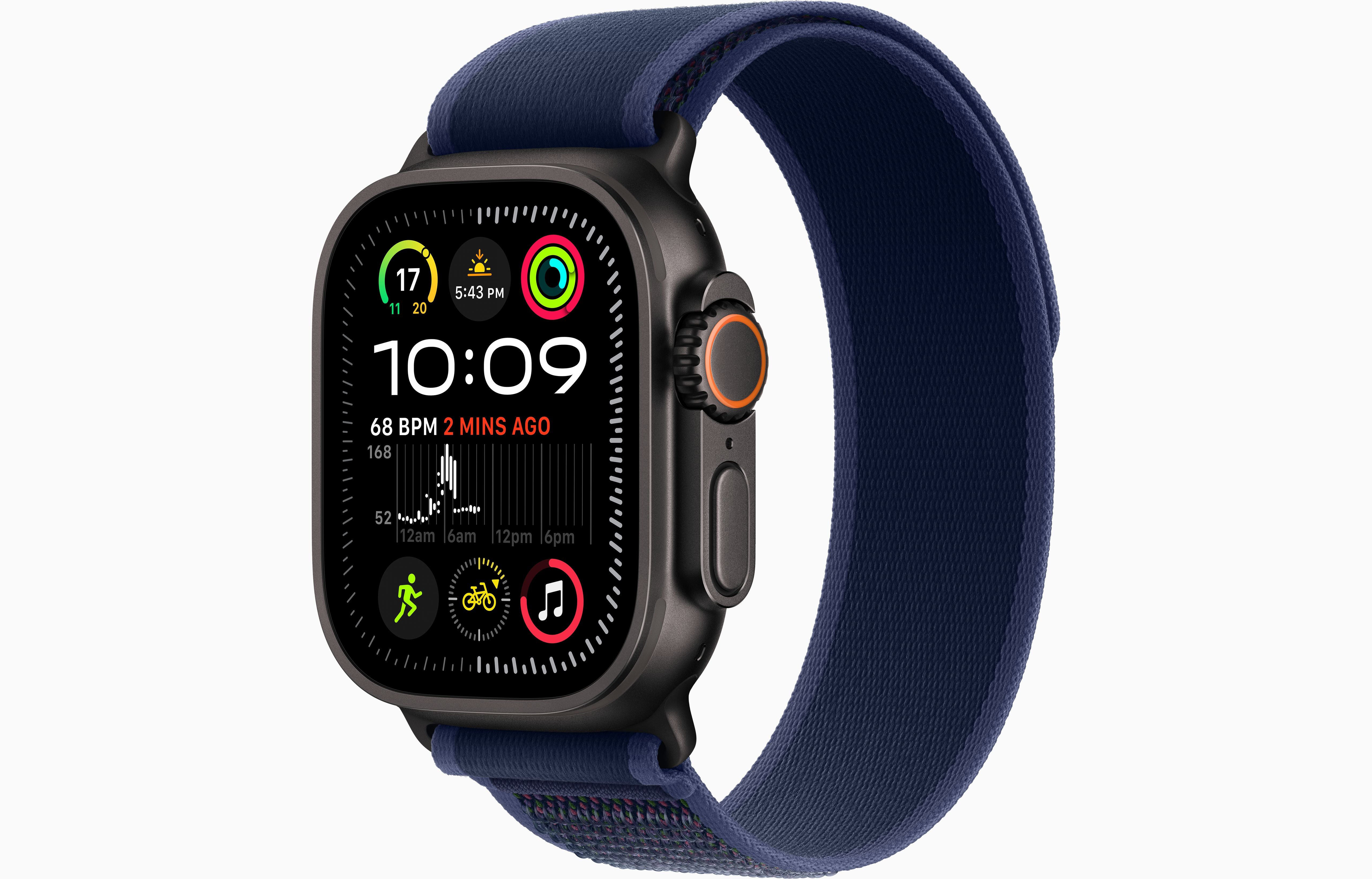 Apple Watch Ultra 2 - GPS + Cellular Smartwatch with Advanced Fitness Tracking & Heart Rate Monitor - Perfect for Outdoor Adventures, Workouts & Daily Wear