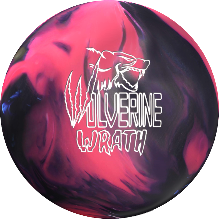 900 Global Wolverine Wrath Bowling Ball - High Performance Reactive Resin for Hook Potential | Perfect for Competitive Bowlers & League Play on Medium to Heavy Oil Lanes