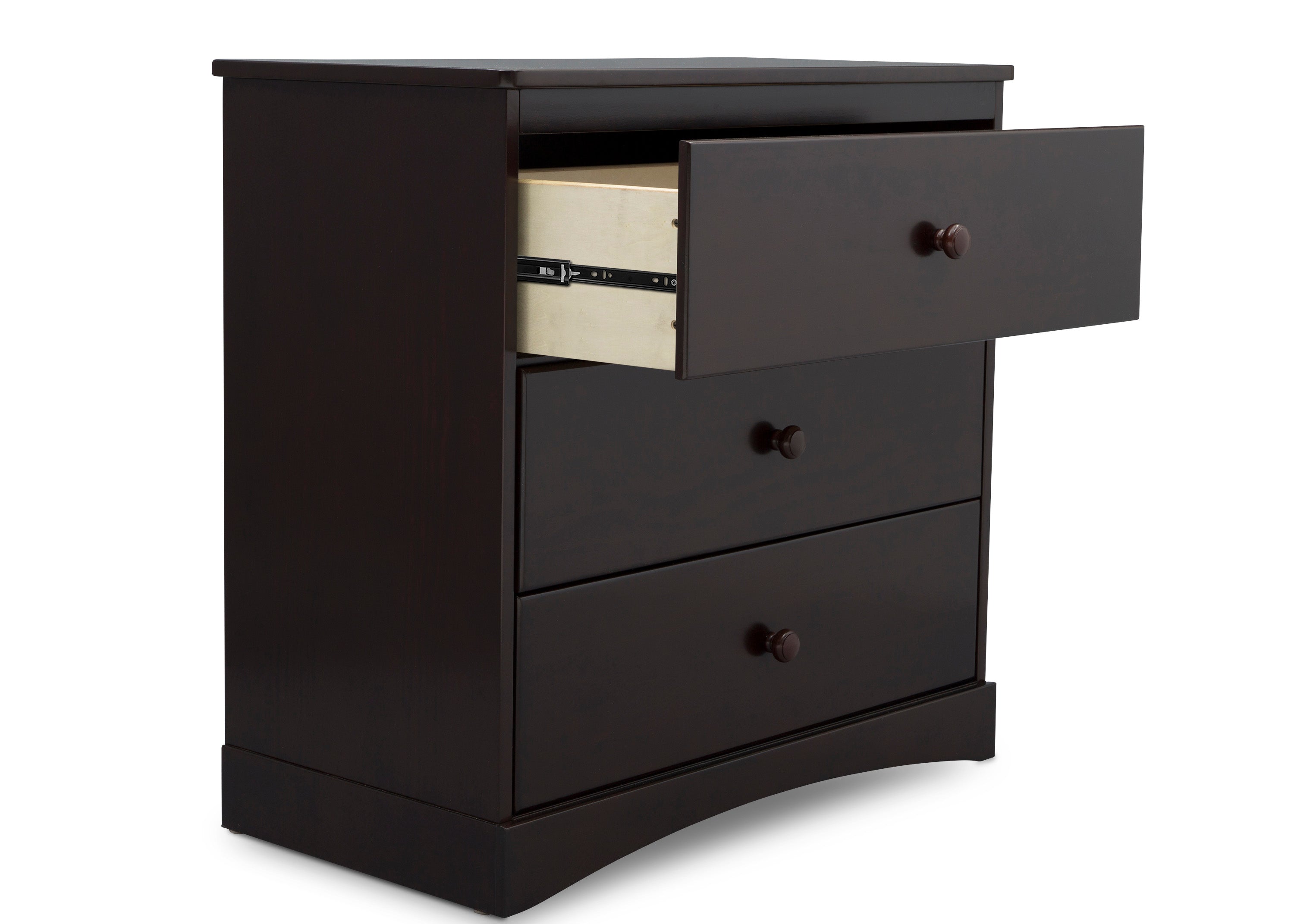 Skylar 3 Drawer Baby Dresser with Changing Table Top & Secure Interlocking Drawers - Perfect Nursery Storage Solution for Diapers, Clothes & Baby Essentials