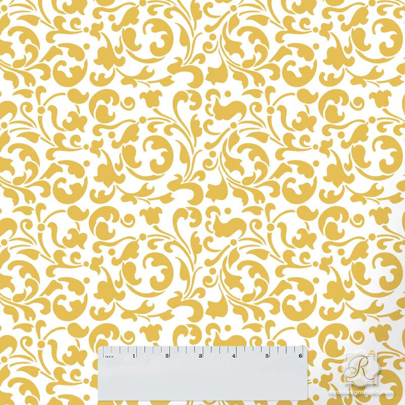 Sultan Swirl Craft Stencil Set - Reusable DIY Painting Templates for Home Decor, Scrapbooking & Wall Art - Perfect for Artists, DIY Enthusiasts & Craft Lovers