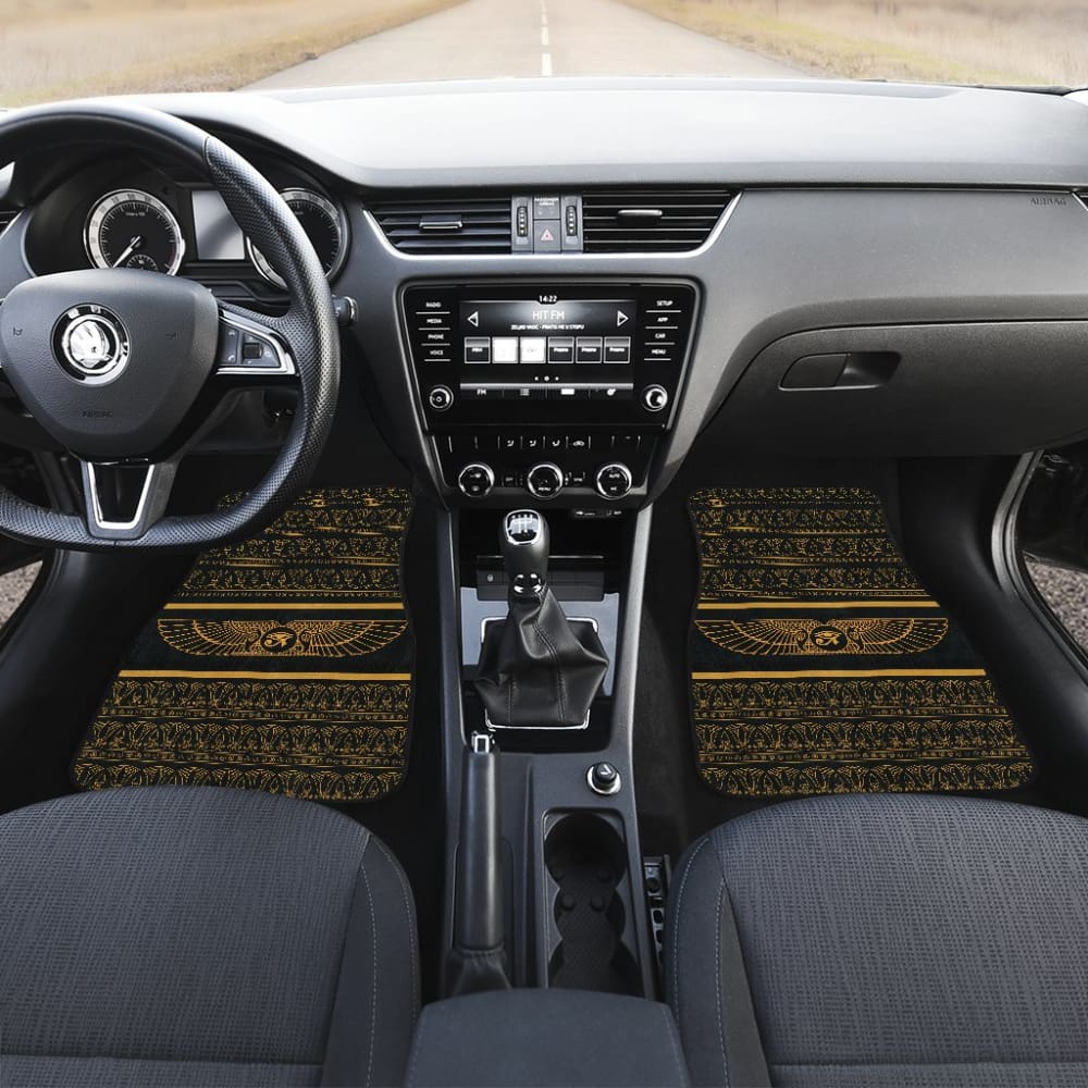 Premium Egyptian Horus Wings Car Floor Mats - Durable & Stylish Car Accessories for Jeep, SUV, Sedan - Perfect for Road Trips & Daily Commute