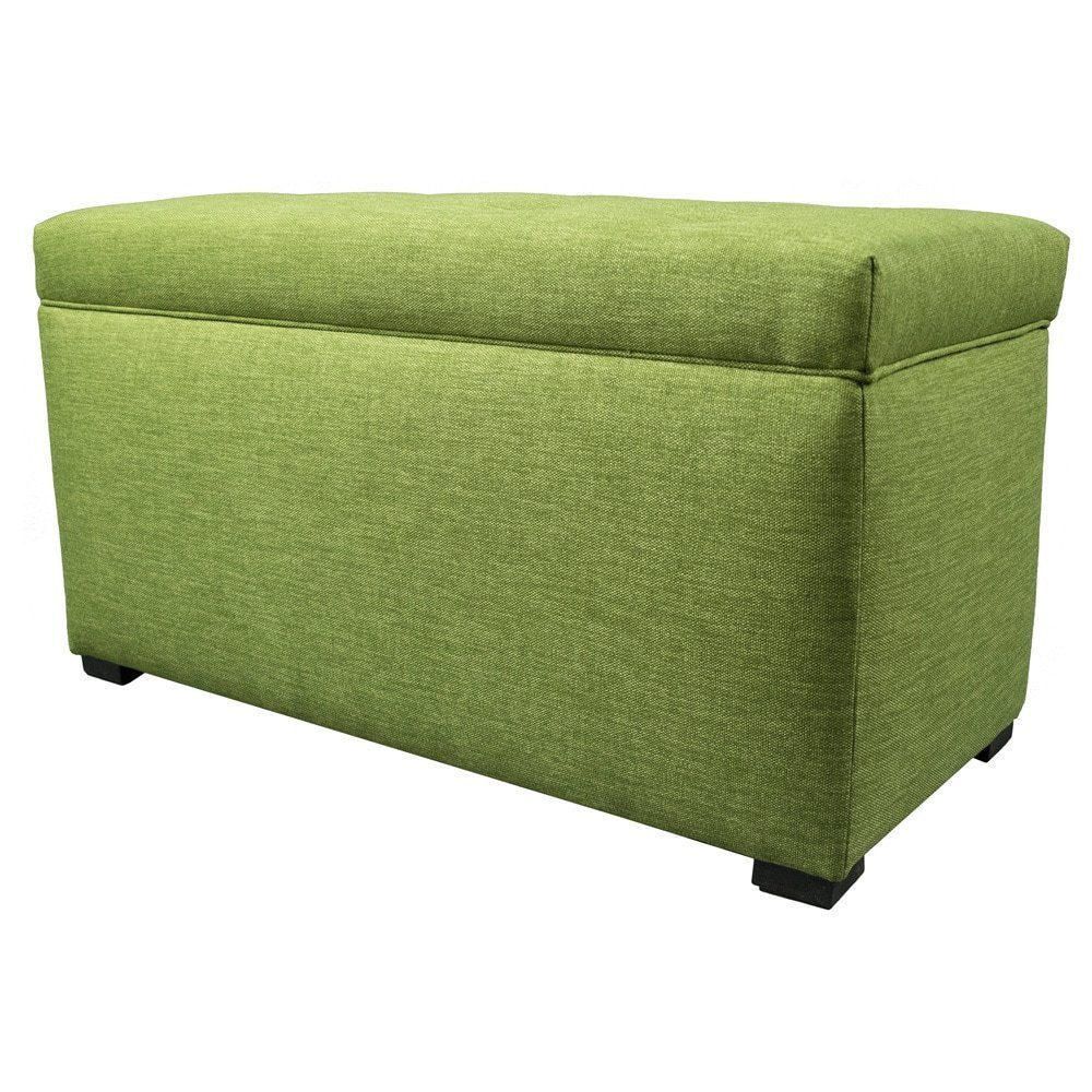 MJL Furniture Angela Klargo Indoor Storage Bench with Cushion - 36