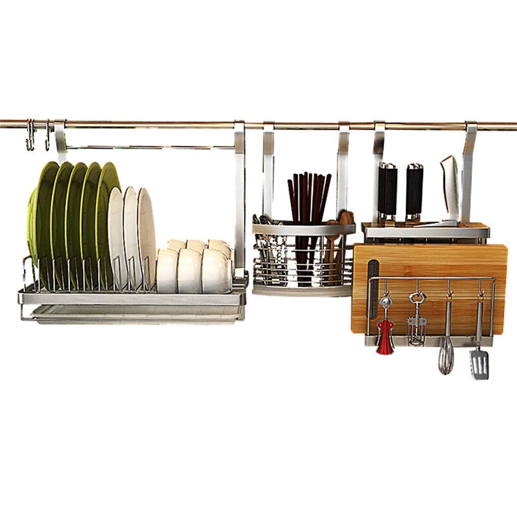 GAXQFEI Kitchen Sink Drain Rack - Multi-Purpose Dish Drying Rack, Knife Holder & Cutting Board Organizer - Space-Saving Kitchen Storage for Small Spaces, Countertop & Cabinet Organization