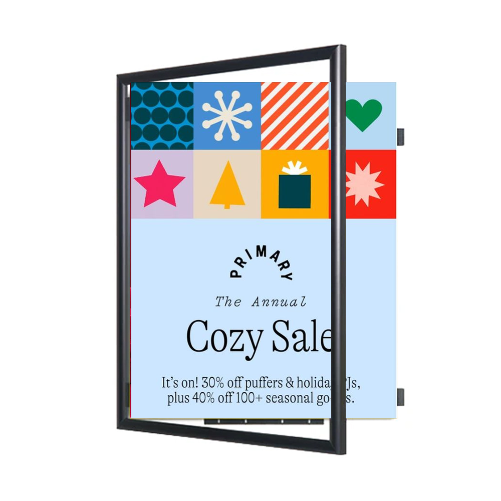 10x20 Poster Frame - SwingFrame Wide Face Display for Art, Photos & Posters - Perfect for Home Decor, Offices & Gallery Exhibitions