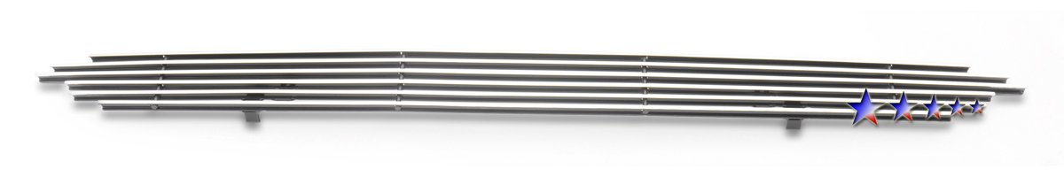 APS Compatible with Toyota Tacoma 2012-2015 Lower Bumper Aluminum Chrome Polished Horizontal Billet Front Grill Grille Insert T66938A - Upgrade Your Truck's Style for Off-Road Adventures & Daily Driving