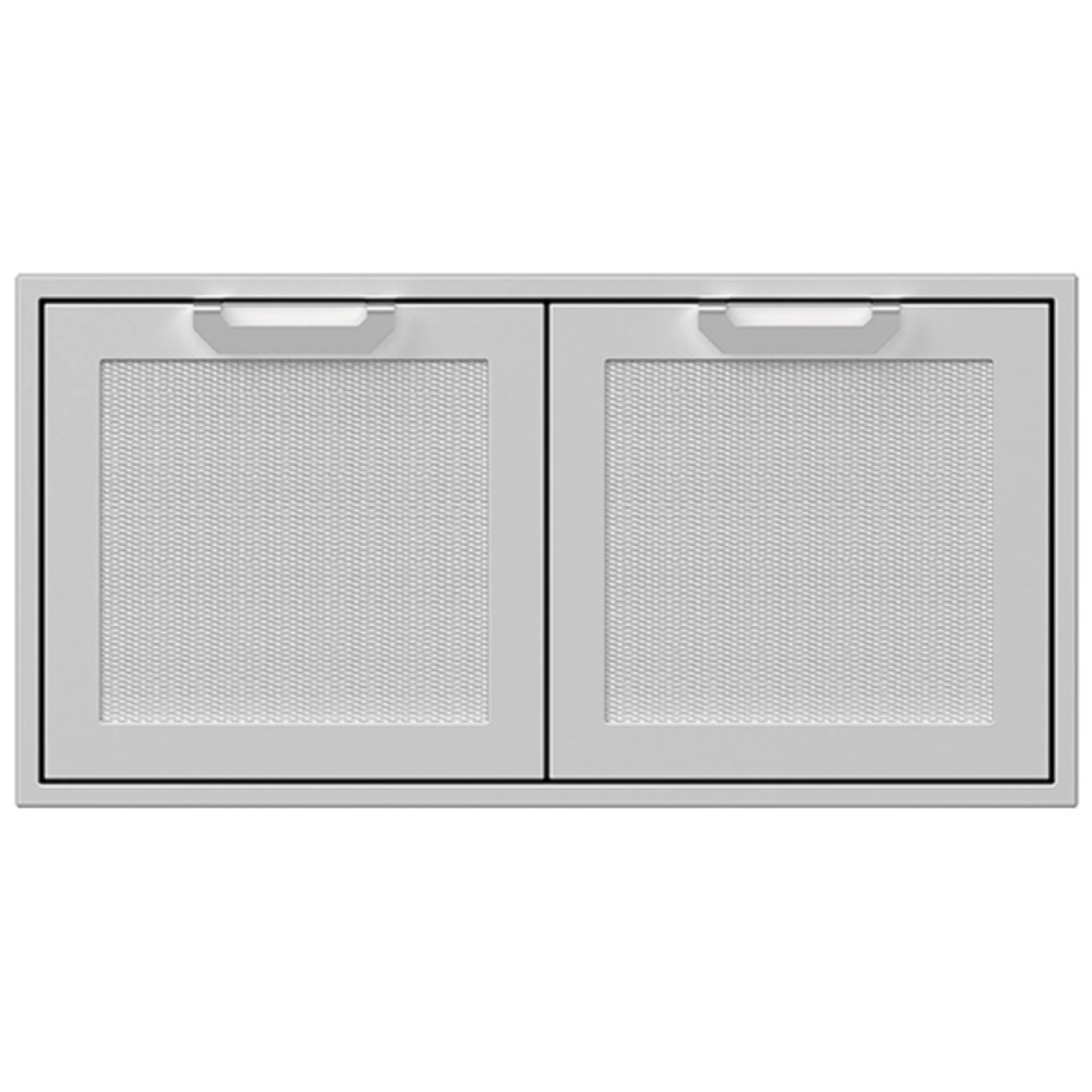 Hestan 42 Inch Outdoor Double Storage Doors with Lock - Heavy Duty Weatherproof Steel Cabinet for Patio, Garden & Backyard Organization (Model AGSD42) | Perfect for Storing Tools, Pool Supplies & Outdoor Equipment